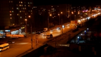 Вид вечером из дома Дзержинского, 26. (прислано пользователем: junkers-tlt@yandex.ru)